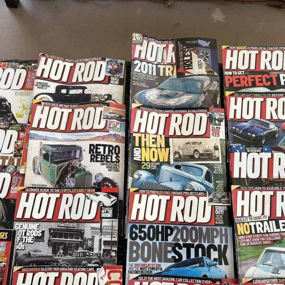 42 HOT ROD MAGAZINE From YEARs 2009-2016 Not Complete Various Months